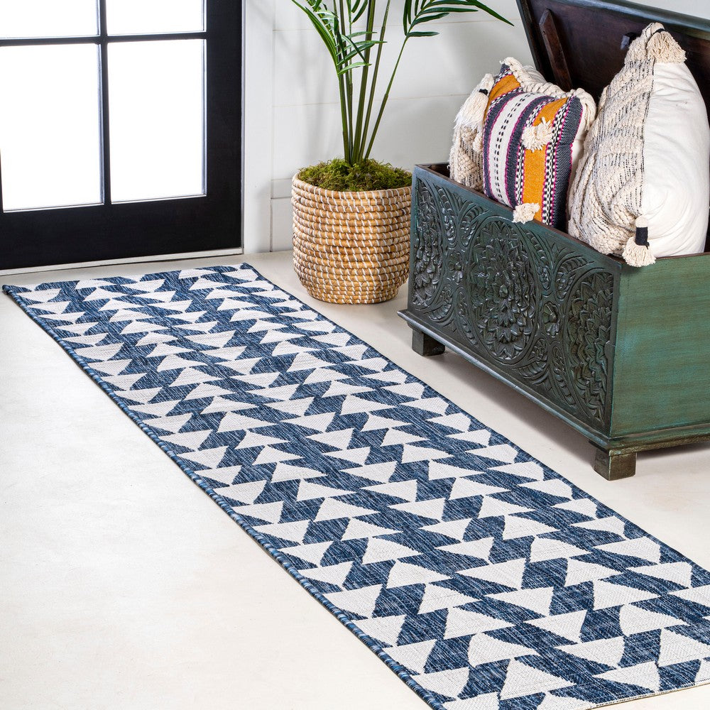 Lourosa Andratx Modern Tribal Geometric Indoor/Outdoor Area Rug