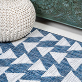 Lourosa Andratx Modern Tribal Geometric Indoor/Outdoor Area Rug
