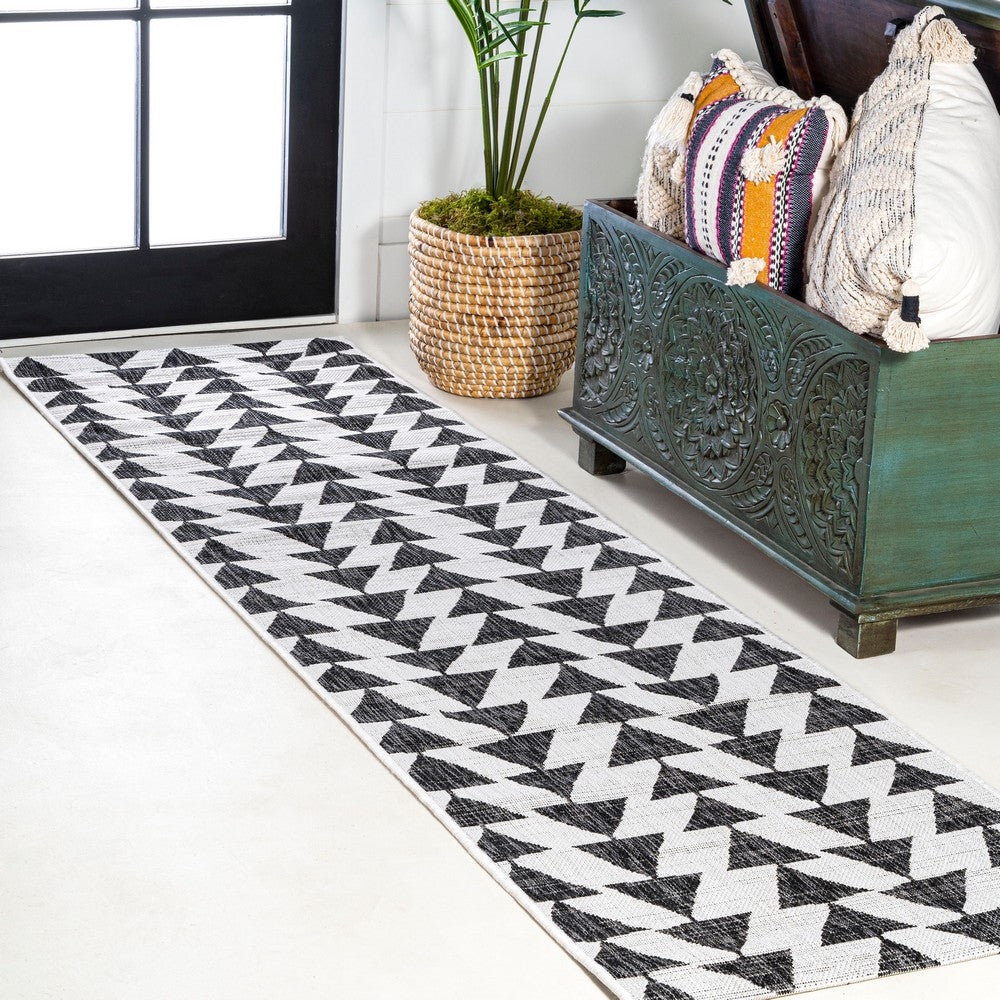 Lourosa Andratx Modern Tribal Geometric Indoor/Outdoor Area Rug