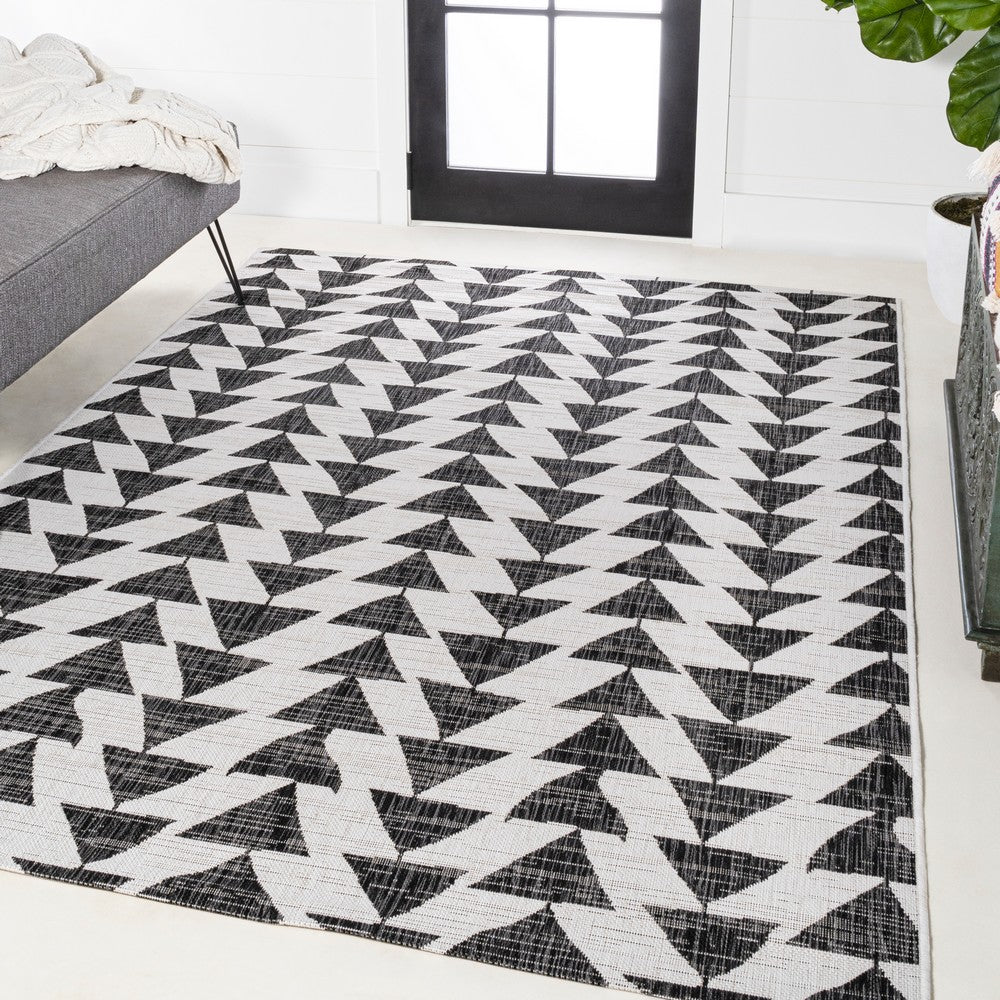 Lourosa Andratx Modern Tribal Geometric Indoor/Outdoor Area Rug