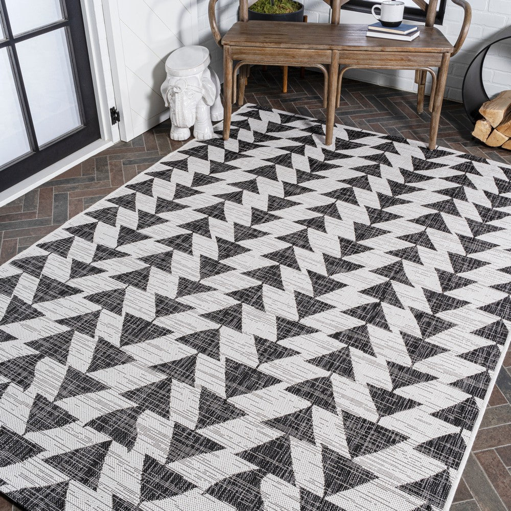Lourosa Andratx Modern Tribal Geometric Indoor/Outdoor Area Rug