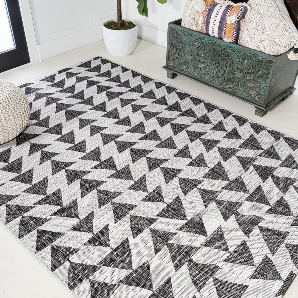 Lourosa Andratx Modern Tribal Geometric Indoor/Outdoor Area Rug