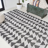 Lourosa Andratx Modern Tribal Geometric Indoor/Outdoor Area Rug