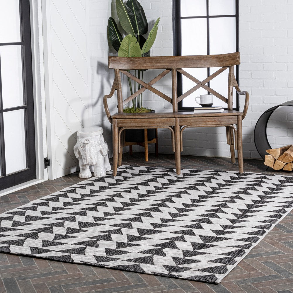 Lourosa Andratx Modern Tribal Geometric Indoor/Outdoor Area Rug