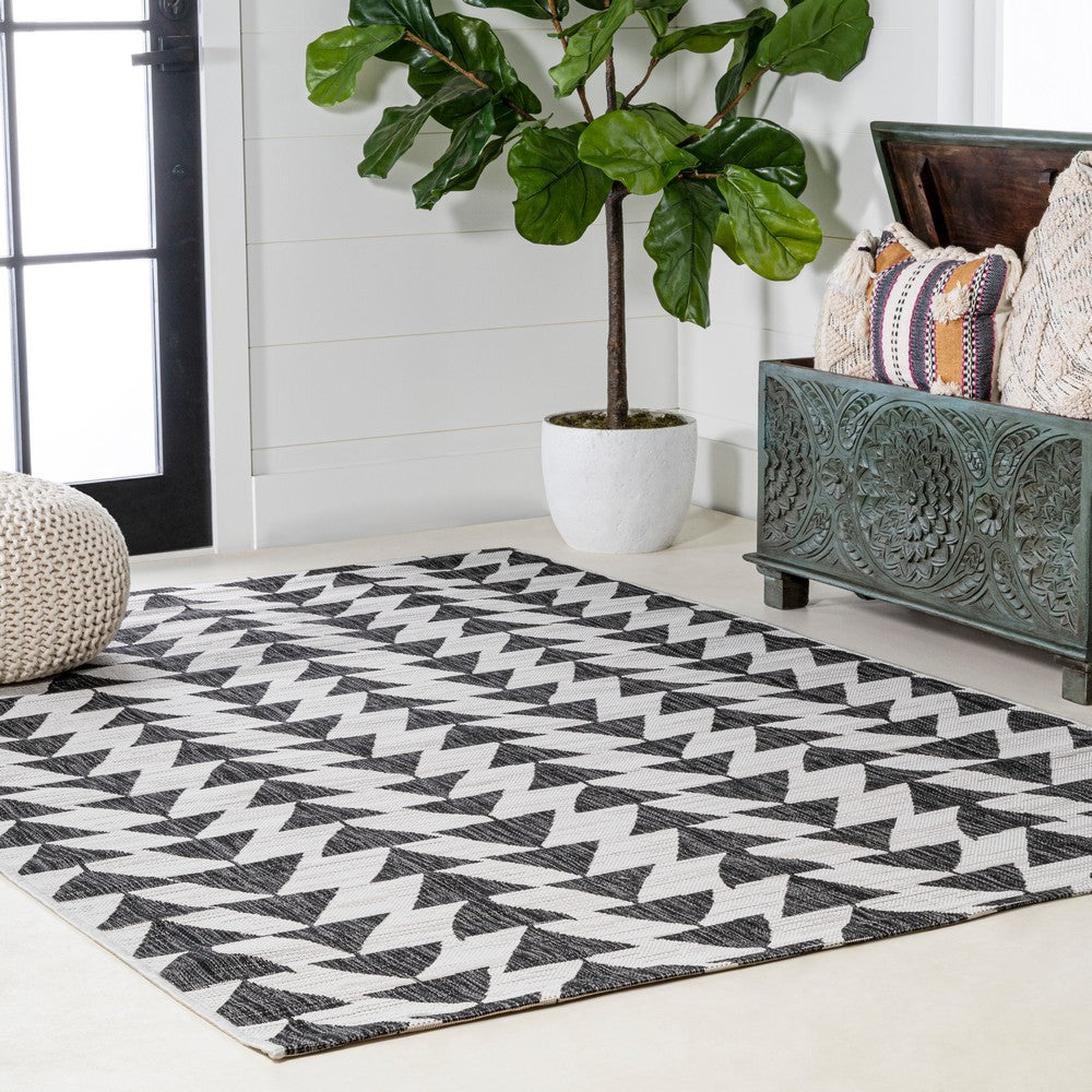 Lourosa Andratx Modern Tribal Geometric Indoor/Outdoor Area Rug