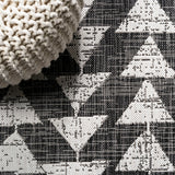 Lourosa Andratx Modern Tribal Geometric Indoor/Outdoor Area Rug