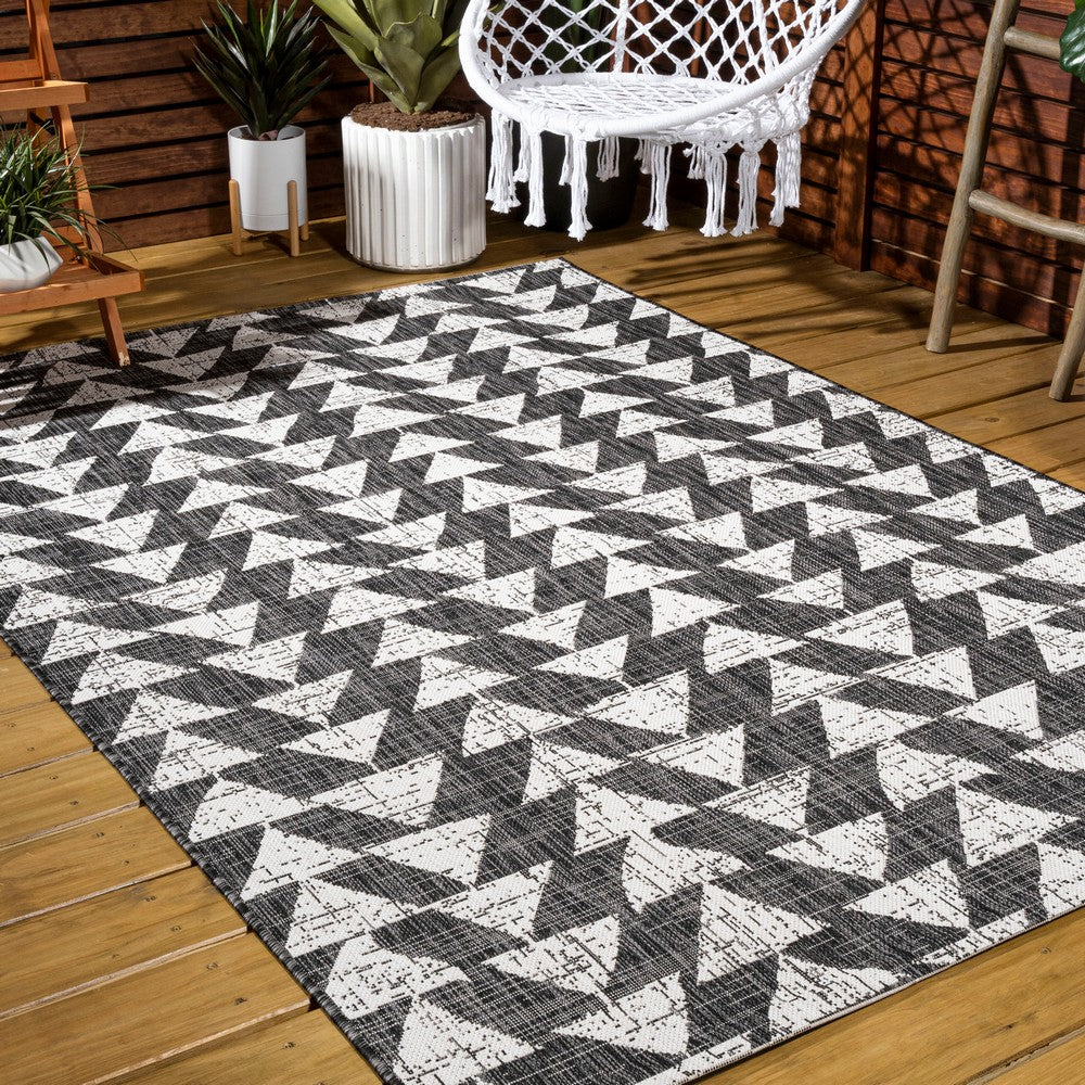 Lourosa Andratx Modern Tribal Geometric Indoor/Outdoor Area Rug
