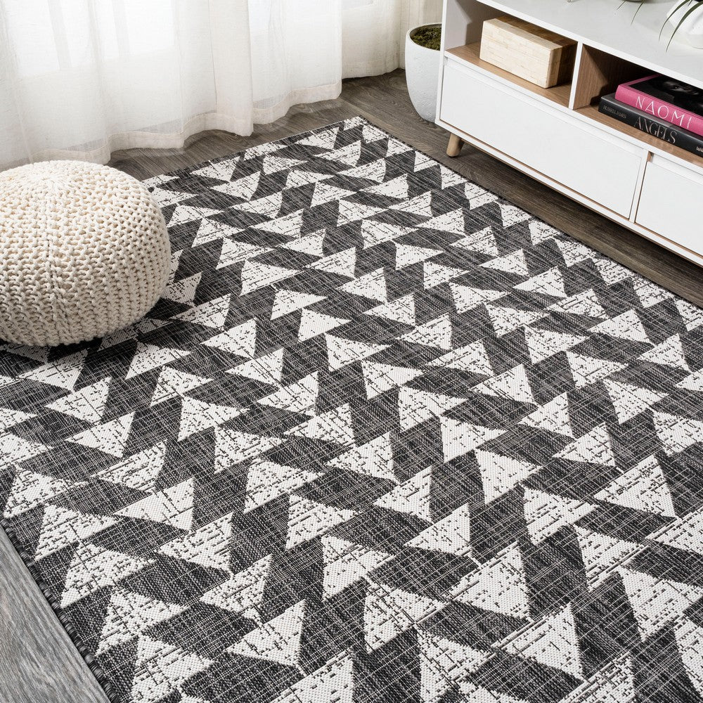 Lourosa Andratx Modern Tribal Geometric Indoor/Outdoor Area Rug