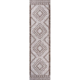 Faro Marokko Diamond Tribal Medallion Indoor/Outdoor Area Rug