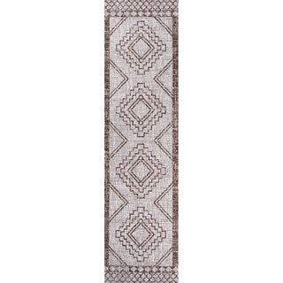 Faro Marokko Diamond Tribal Medallion Indoor/Outdoor Area Rug