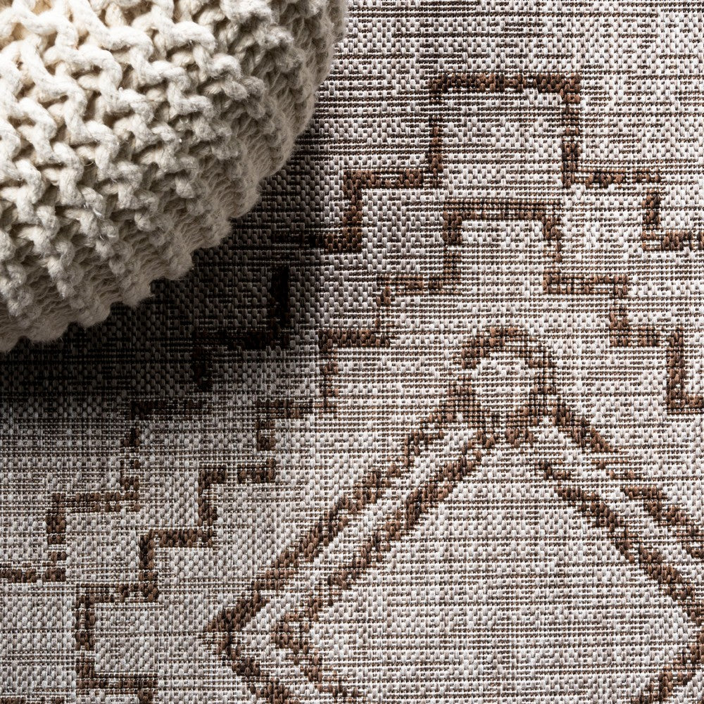 Faro Marokko Diamond Tribal Medallion Indoor/Outdoor Area Rug
