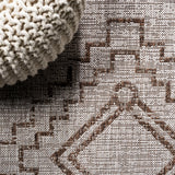 Faro Marokko Diamond Tribal Medallion Indoor/Outdoor Area Rug