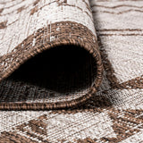 Faro Marokko Diamond Tribal Medallion Indoor/Outdoor Area Rug