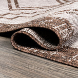 Faro Marokko Diamond Tribal Medallion Indoor/Outdoor Area Rug