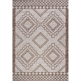 Faro Marokko Diamond Tribal Medallion Indoor/Outdoor Area Rug