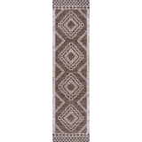 Faro Marokko Diamond Tribal Medallion Indoor/Outdoor Area Rug
