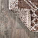 Faro Marokko Diamond Tribal Medallion Indoor/Outdoor Area Rug