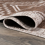 Faro Marokko Diamond Tribal Medallion Indoor/Outdoor Area Rug