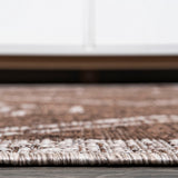 Faro Marokko Diamond Tribal Medallion Indoor/Outdoor Area Rug