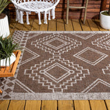 Faro Marokko Diamond Tribal Medallion Indoor/Outdoor Area Rug