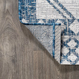 Faro Marokko Diamond Tribal Medallion Indoor/Outdoor Area Rug
