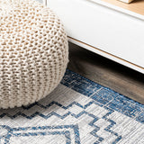Faro Marokko Diamond Tribal Medallion Indoor/Outdoor Area Rug