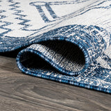 Faro Marokko Diamond Tribal Medallion Indoor/Outdoor Area Rug