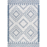 Faro Marokko Diamond Tribal Medallion Indoor/Outdoor Area Rug