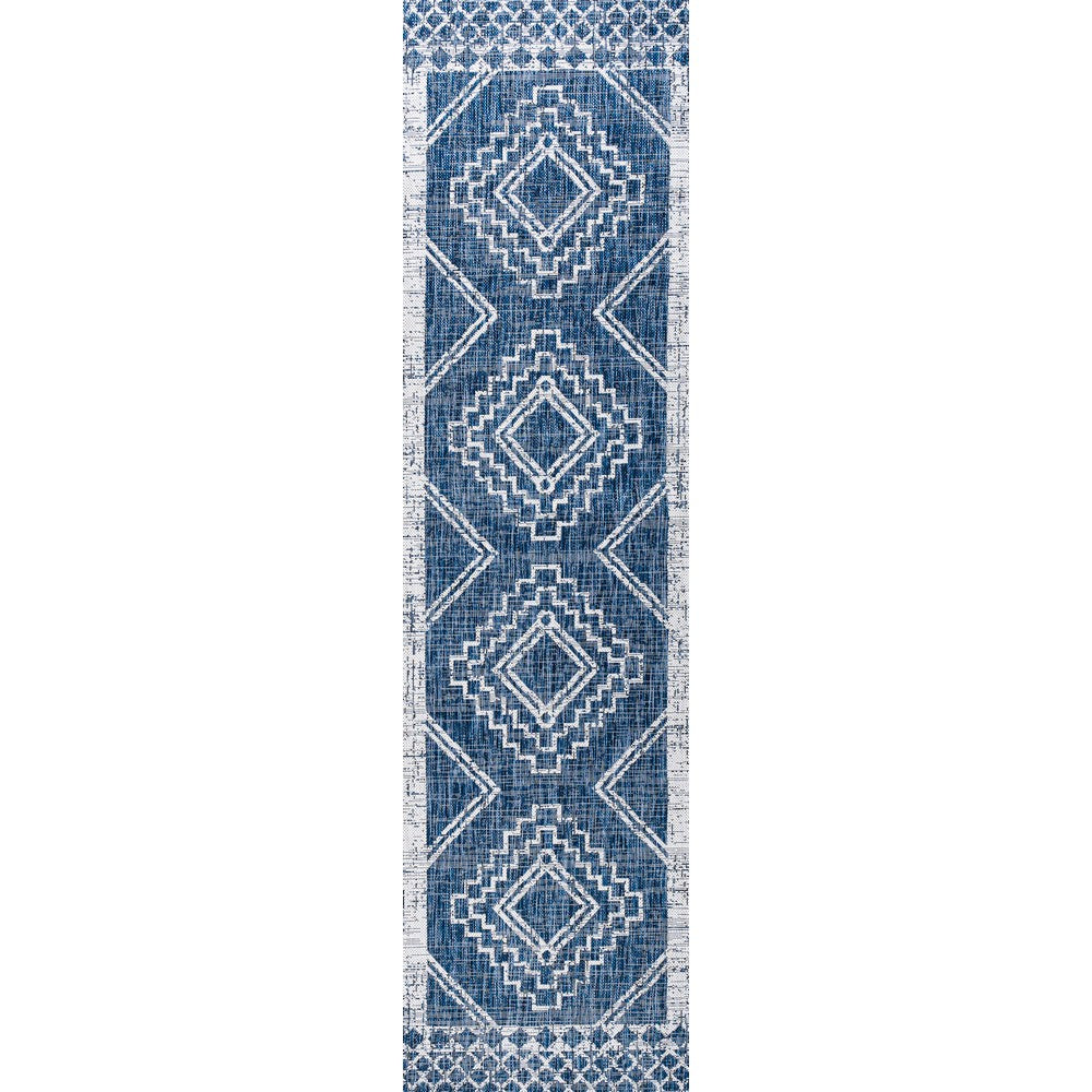 Faro Marokko Diamond Tribal Medallion Indoor/Outdoor Area Rug