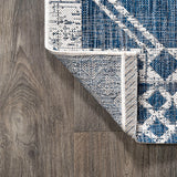 Faro Marokko Diamond Tribal Medallion Indoor/Outdoor Area Rug