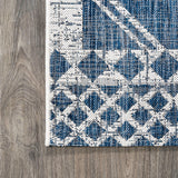 Faro Marokko Diamond Tribal Medallion Indoor/Outdoor Area Rug