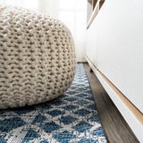 Faro Marokko Diamond Tribal Medallion Indoor/Outdoor Area Rug