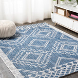 Faro Marokko Diamond Tribal Medallion Indoor/Outdoor Area Rug