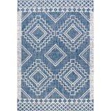 Faro Marokko Diamond Tribal Medallion Indoor/Outdoor Area Rug