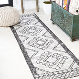 Faro Marokko Diamond Tribal Medallion Indoor/Outdoor Area Rug