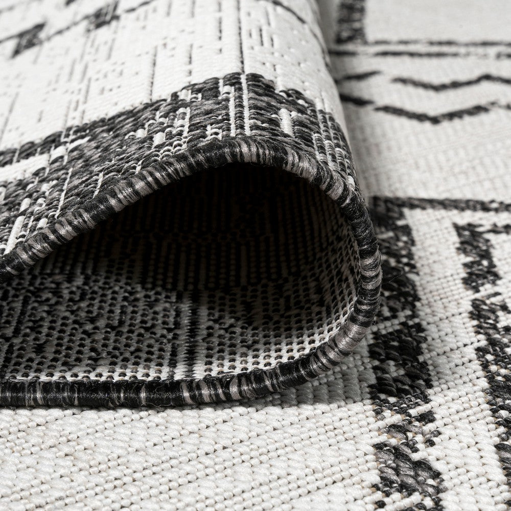 Faro Marokko Diamond Tribal Medallion Indoor/Outdoor Area Rug