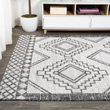 Faro Marokko Diamond Tribal Medallion Indoor/Outdoor Area Rug