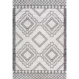Faro Marokko Diamond Tribal Medallion Indoor/Outdoor Area Rug