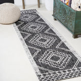 Faro Marokko Diamond Tribal Medallion Indoor/Outdoor Area Rug