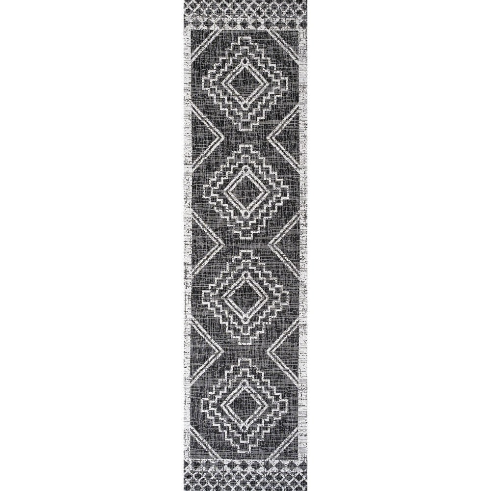Faro Marokko Diamond Tribal Medallion Indoor/Outdoor Area Rug