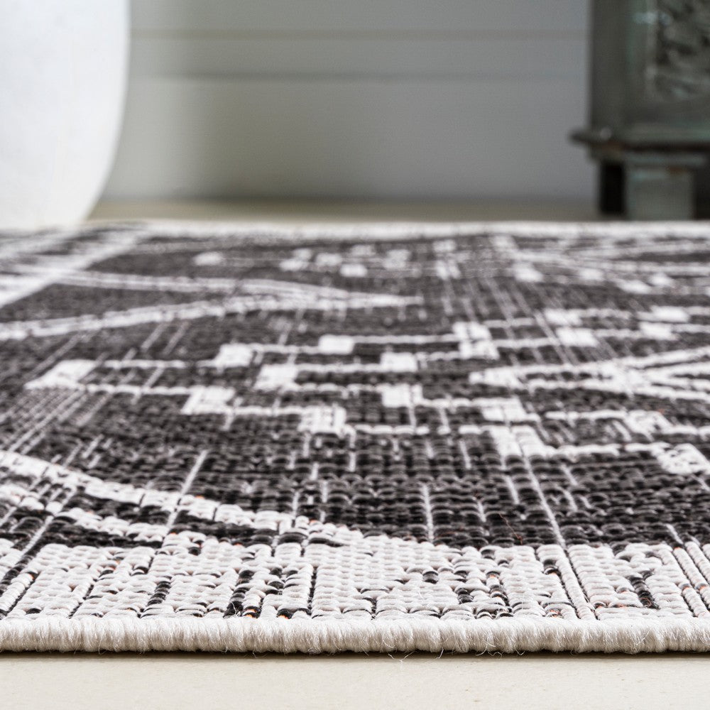 Faro Marokko Diamond Tribal Medallion Indoor/Outdoor Area Rug