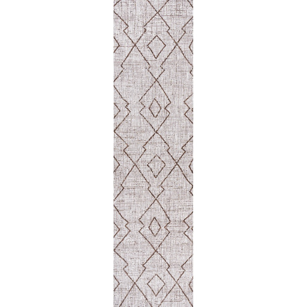 Funchat Carwa Tribal Diamond Trellis Indoor/Outdoor Area Rug