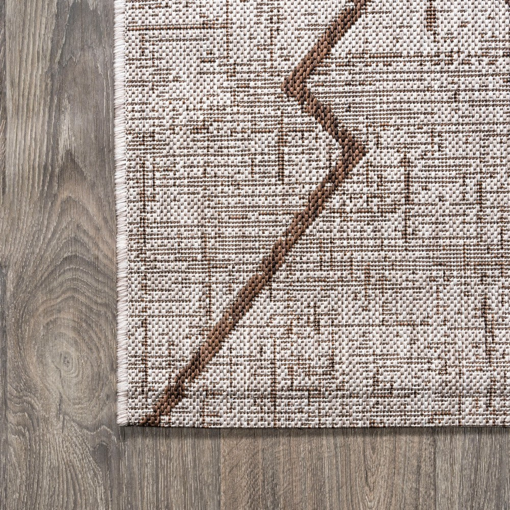 Funchat Carwa Tribal Diamond Trellis Indoor/Outdoor Area Rug