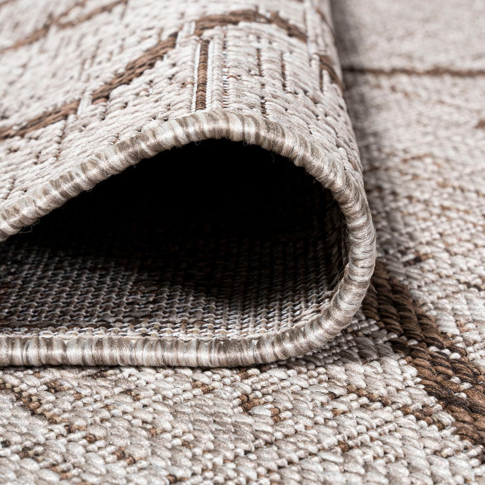 Funchat Carwa Tribal Diamond Trellis Indoor/Outdoor Area Rug