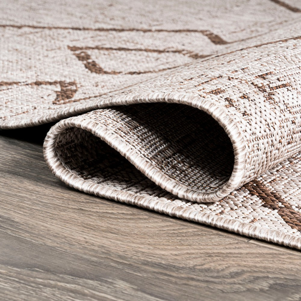 Funchat Carwa Tribal Diamond Trellis Indoor/Outdoor Area Rug