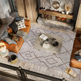 Funchat Carwa Tribal Diamond Trellis Indoor/Outdoor Area Rug