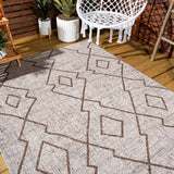 Funchat Carwa Tribal Diamond Trellis Indoor/Outdoor Area Rug