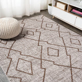 Funchat Carwa Tribal Diamond Trellis Indoor/Outdoor Area Rug