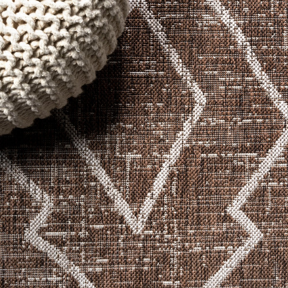 Funchat Carwa Tribal Diamond Trellis Indoor/Outdoor Area Rug