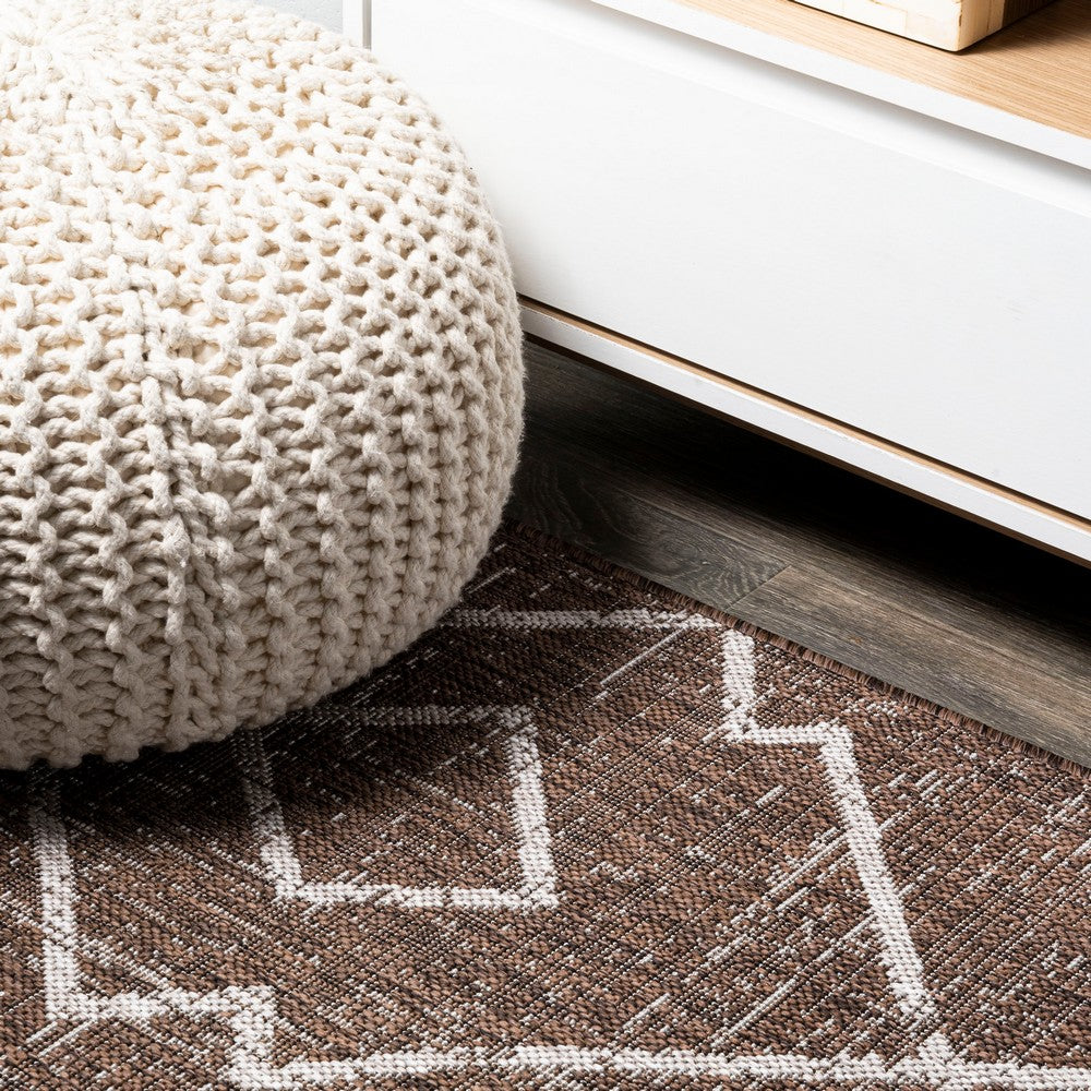 Funchat Carwa Tribal Diamond Trellis Indoor/Outdoor Area Rug